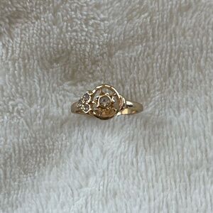🤍 euc | celestial gold ring